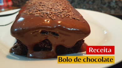 Receita de Bolo de chocolate simples