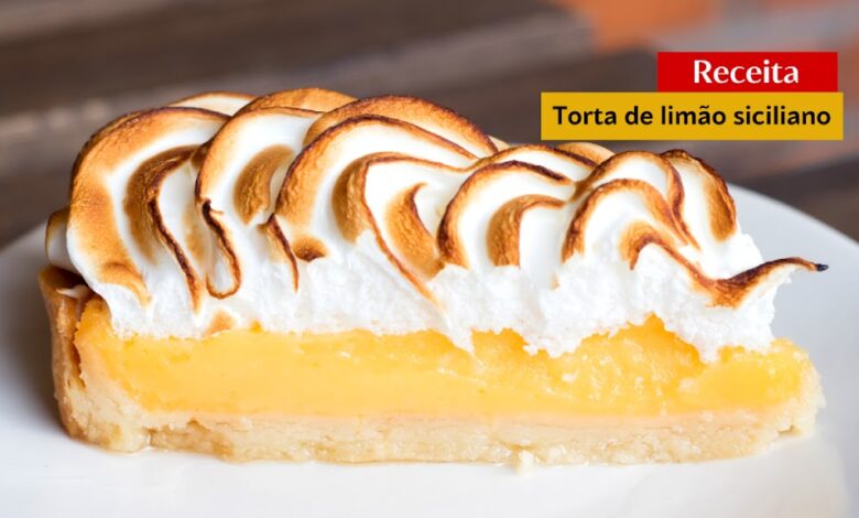 Torta de limão siciliano