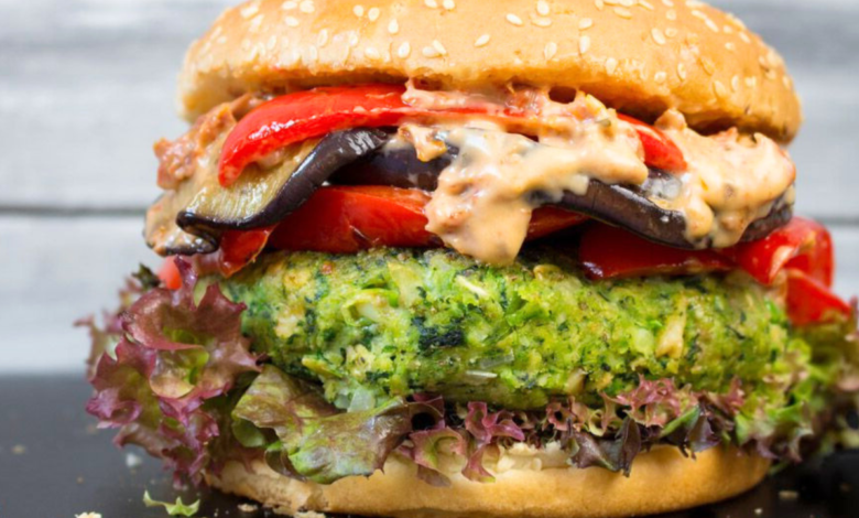 Receita de hambúrguer vegetariano