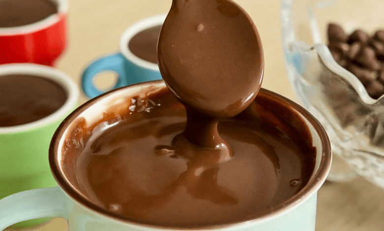 Receita de chocolate quente cremoso