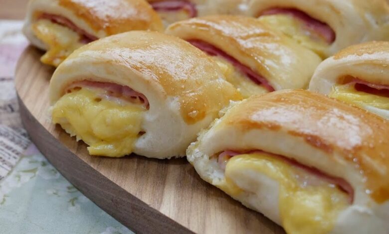 Joelho de presunto e queijo