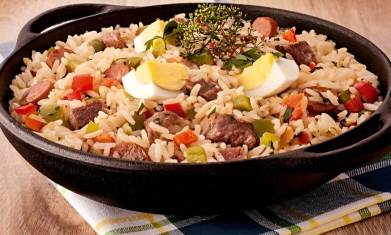 Arroz de Carreteiro Tradicional Culinária Gaúcha