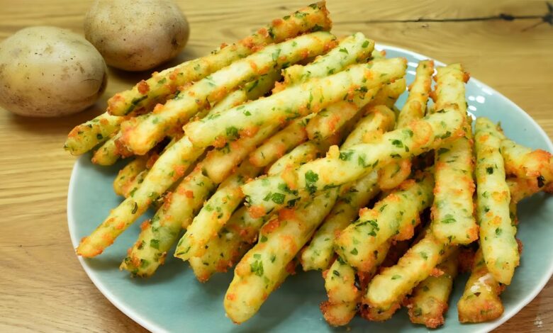 Churros de batata com Creme de queijo delicioso