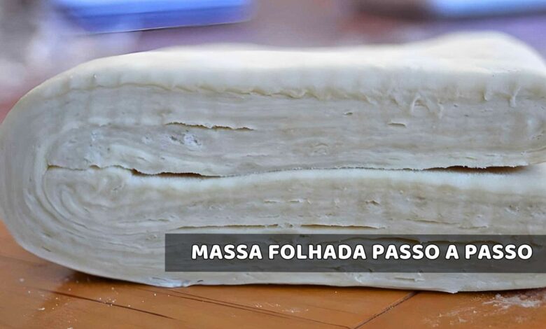 Massa folhada passo a passo