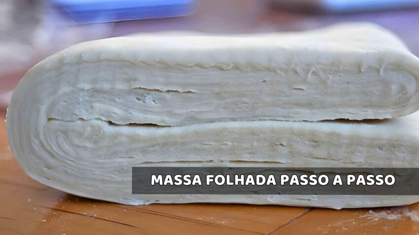 Massa folhada passo a passo