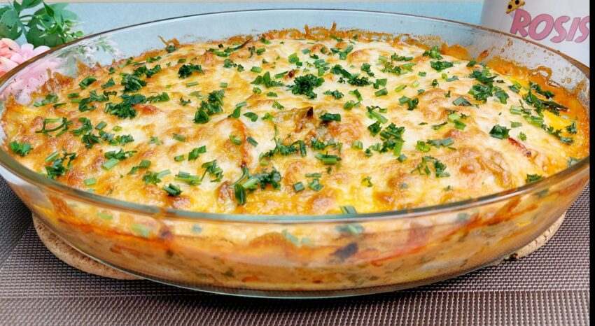 Tilápia Gratinada com Purê de Batata