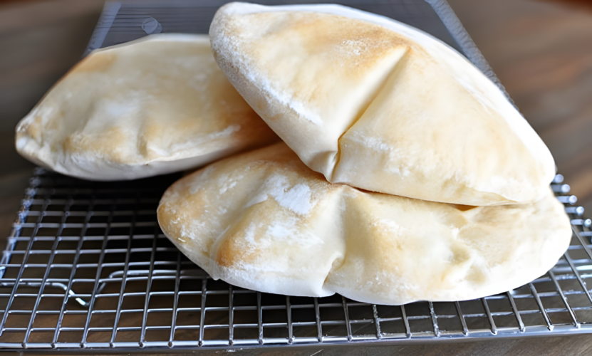 pão pita receita árabe