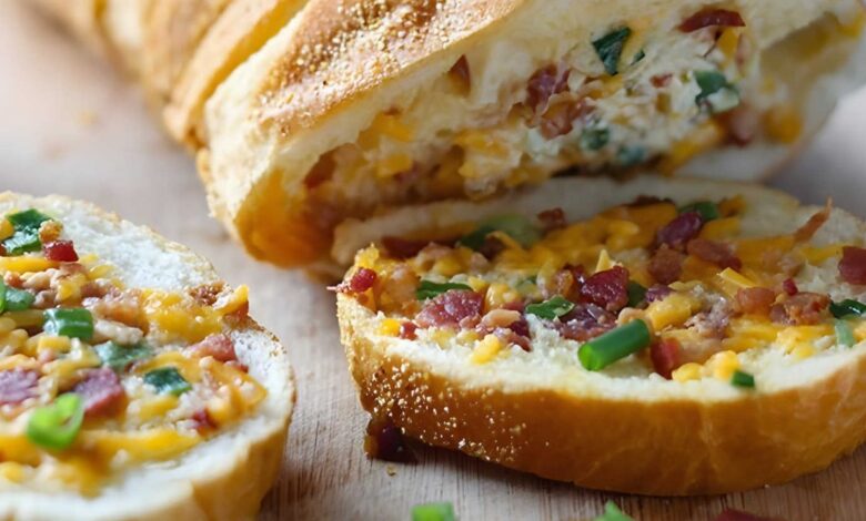 Bacon Cheese Bread Quick and Delicious