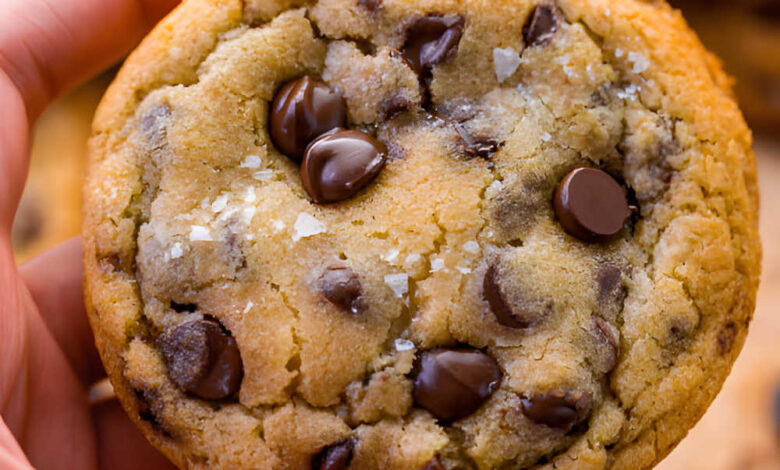 Cookies com gotas de chocolate