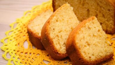 Bolo de mandioca com coco vegano