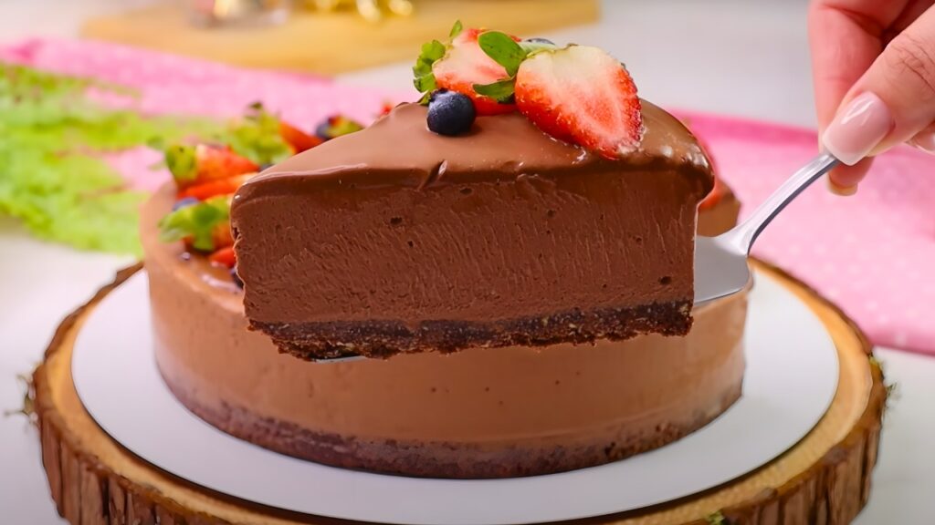 Torta mousse de chocolate