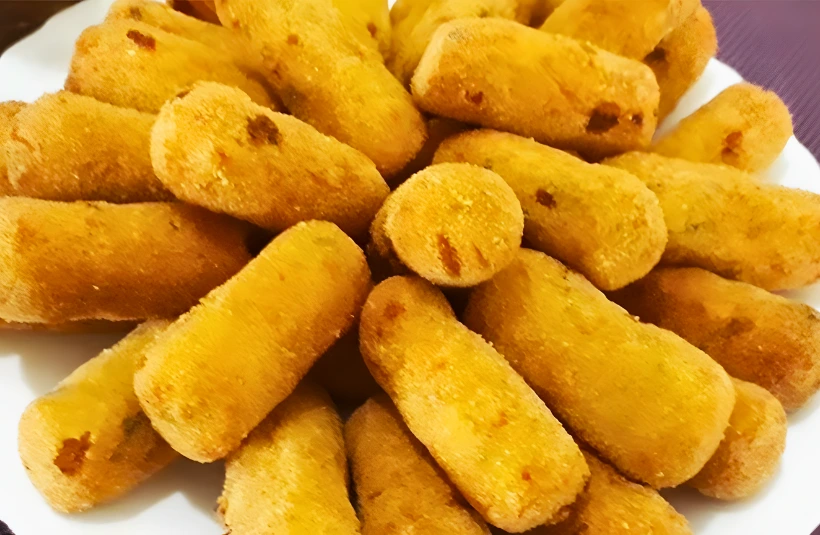 Croquete de grão-de-bico